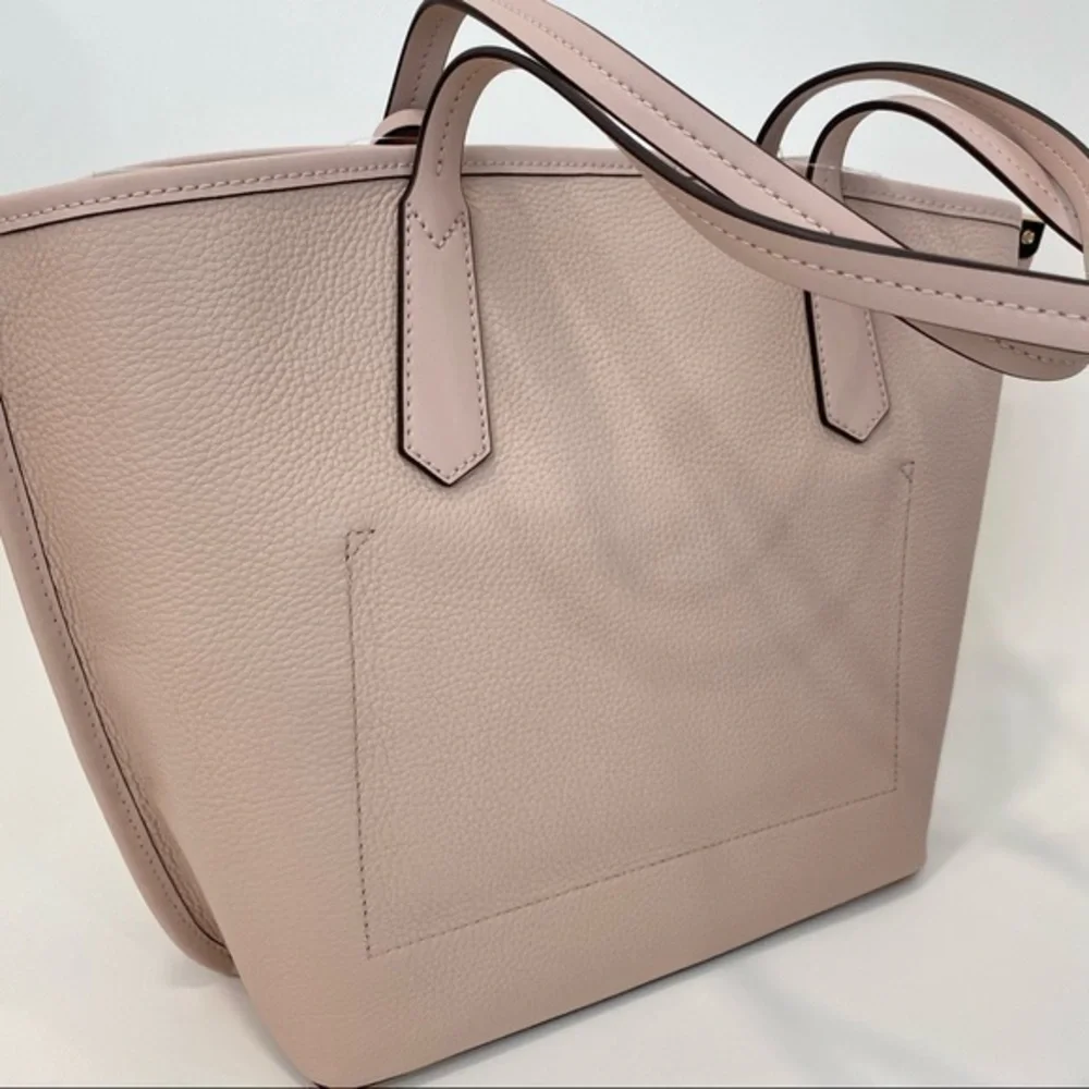 Michael Kors Jane Large Soft Pink Pebbled Leather Tote Bag - Picture 5 of 11